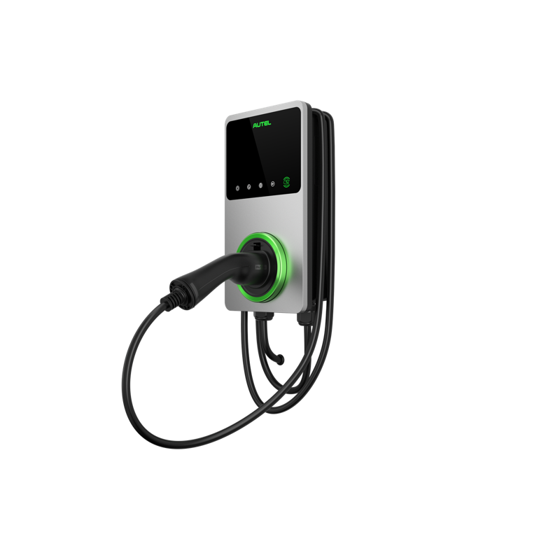 Autel Maxicharger 22kW med kabel 4G 3F/32A - Sølvgrå