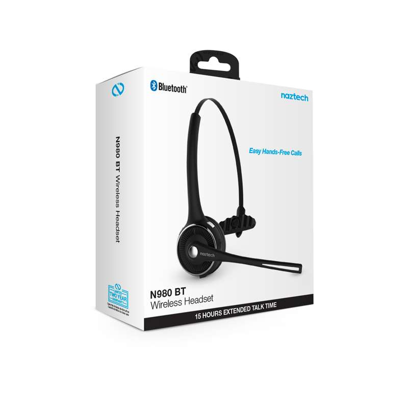 #Naztech N980 BT Headset m. base