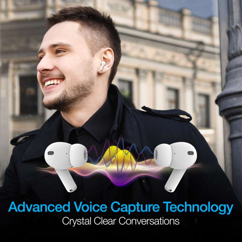 #Naztech Xpods Pro TWS høretelefoner - hvid