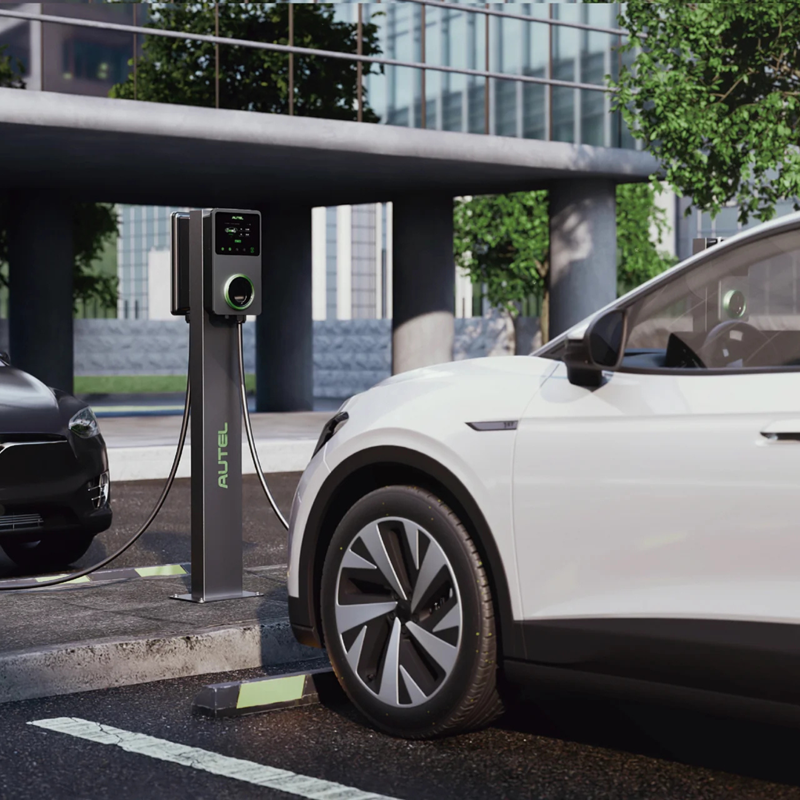 #Autel Maxicharger 22kW med kabel 4G 3F/32A - Mørkegrå