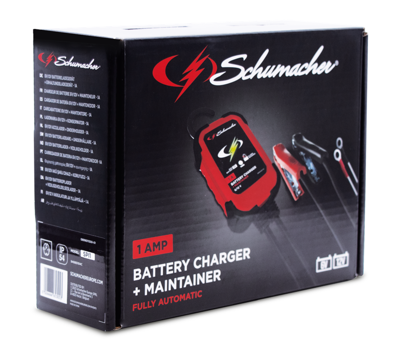 Schumacher SPI1 6/12V 1A Batterilader/Sirius 2