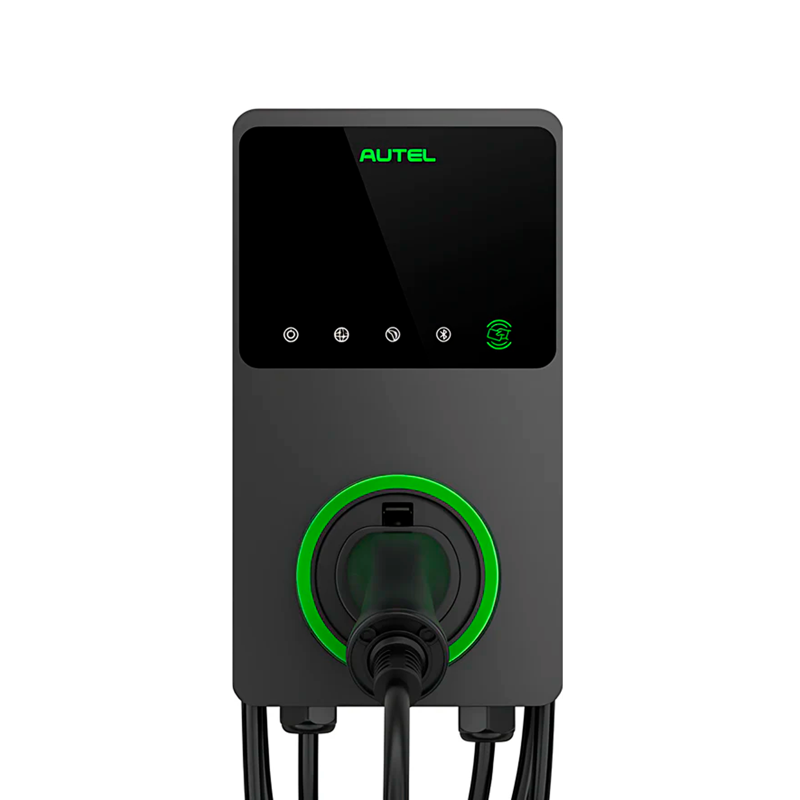 #Autel Maxicharger 22kW med kabel 4G 3F/32A - Mørkegrå