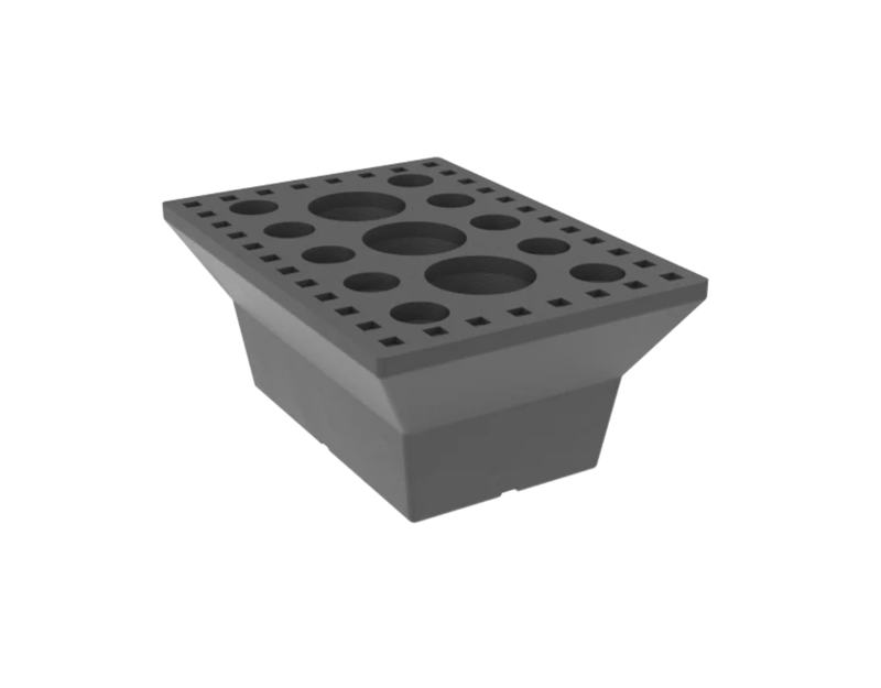 Cepelo gummiblok 14x10x6