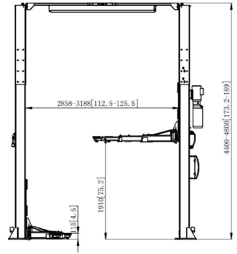 CEPELO 2-søjlet lift 5,5T