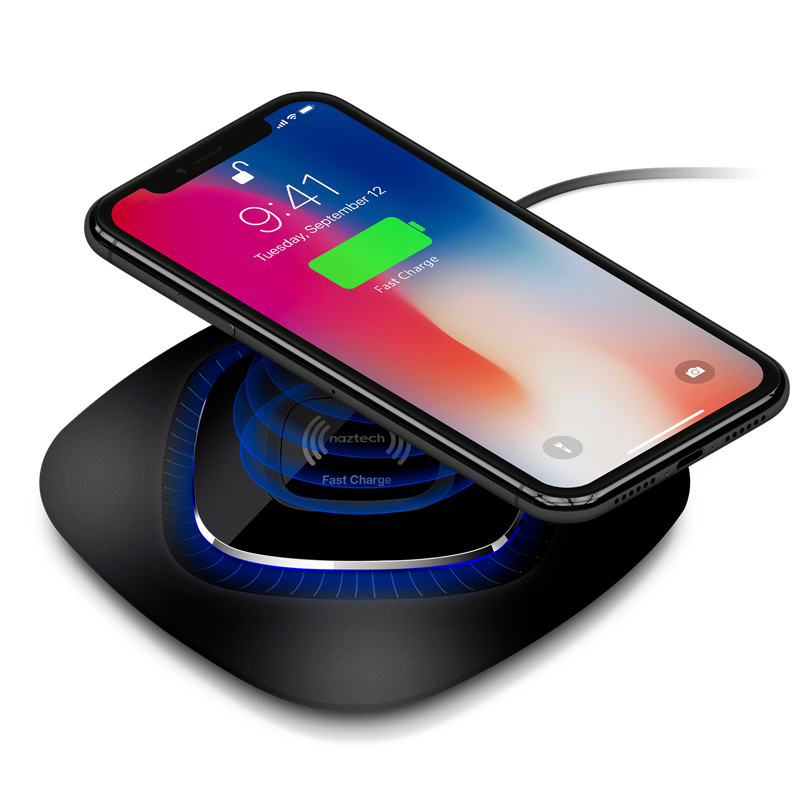 #Naztech Power Pad Qi Wireless Fast Charger Black