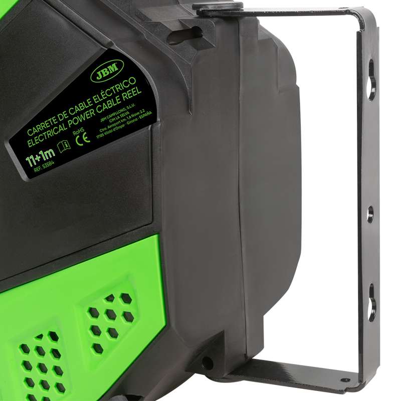 JBM forlængerledning på rulle 12m