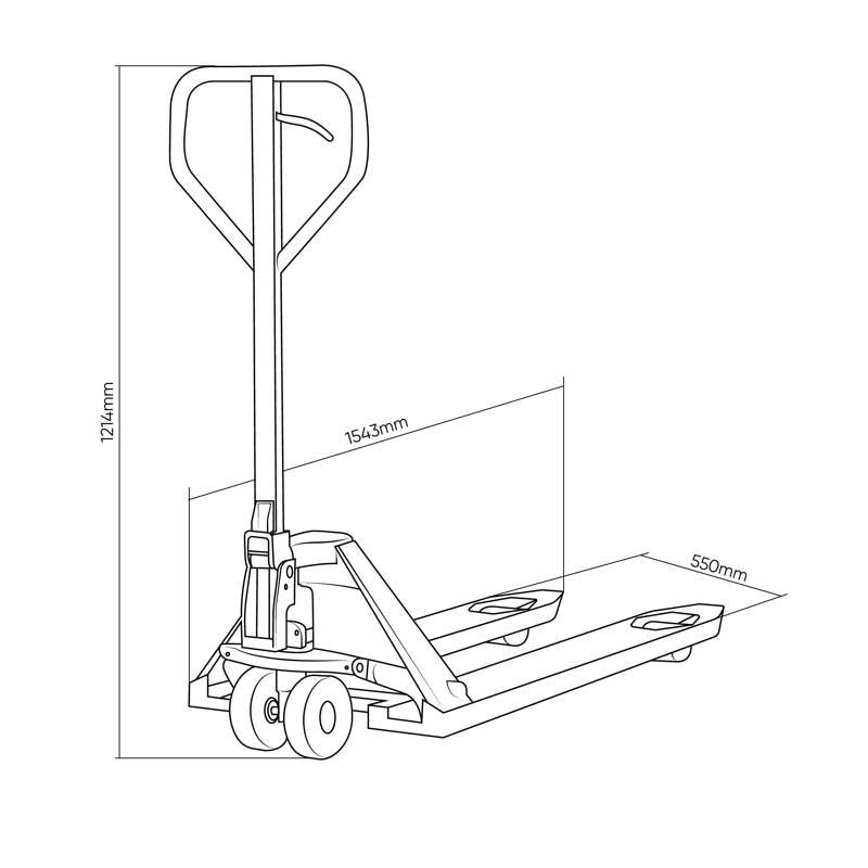 JBM Palleløfter 2,5T
