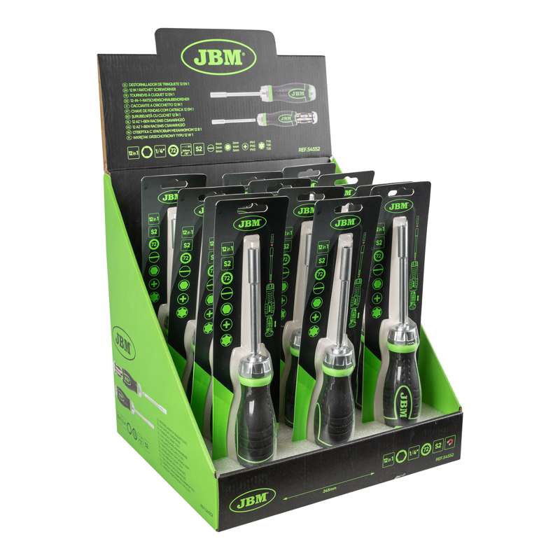 JBM Skruetrækker 12i1