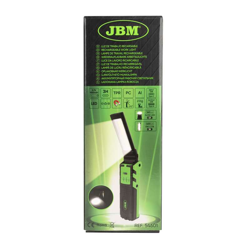 JBM LED lygte justerbar 400LM
