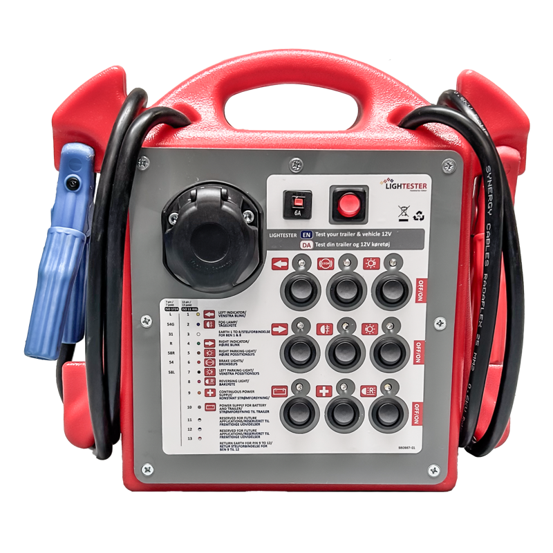 Schumacher SOS Booster 12V 1200A + Trailerlystester_Demo