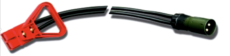 Schumacher CABLE 2M/50MM²/RED CONNECTOR + NATO PLUG