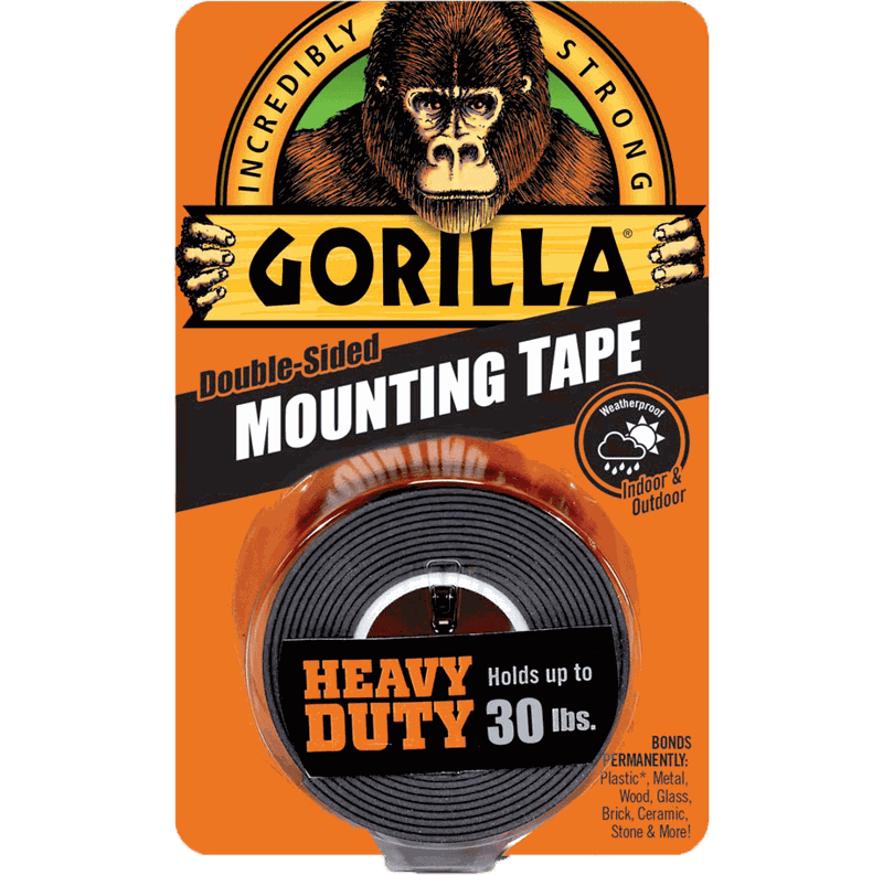 Gorilla Heavy Duty Mounting Tape 1,5m Black