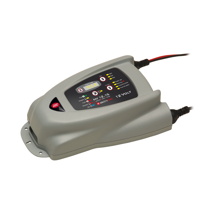 Electromem Batterilader 12V/15A - aut start
