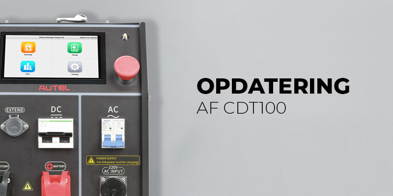 EV solution CDT100 software opdatering