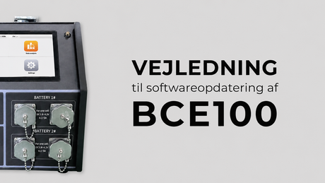 Vejledning til softwareopdatering af BCE100