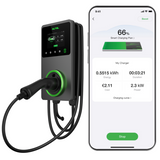 Autel DEMO  Maxicharger 22kW LCD, MID, 4G 3F/32A med kabel - Mørkegrå AE0022A1GRAC00207L
