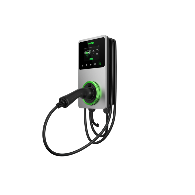Autel Maxicharger 22kW med kabel 3F/32A - Sølvgrå