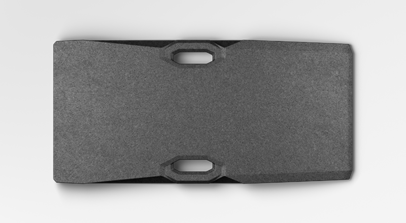 Rampe gummi 100x48x5