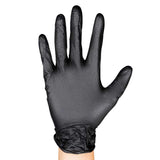 JBM Nitrilhandsker XL 90 stk - sort