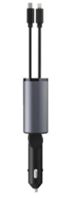 Zmartgear 12V oplader med udtrækkelige kabler