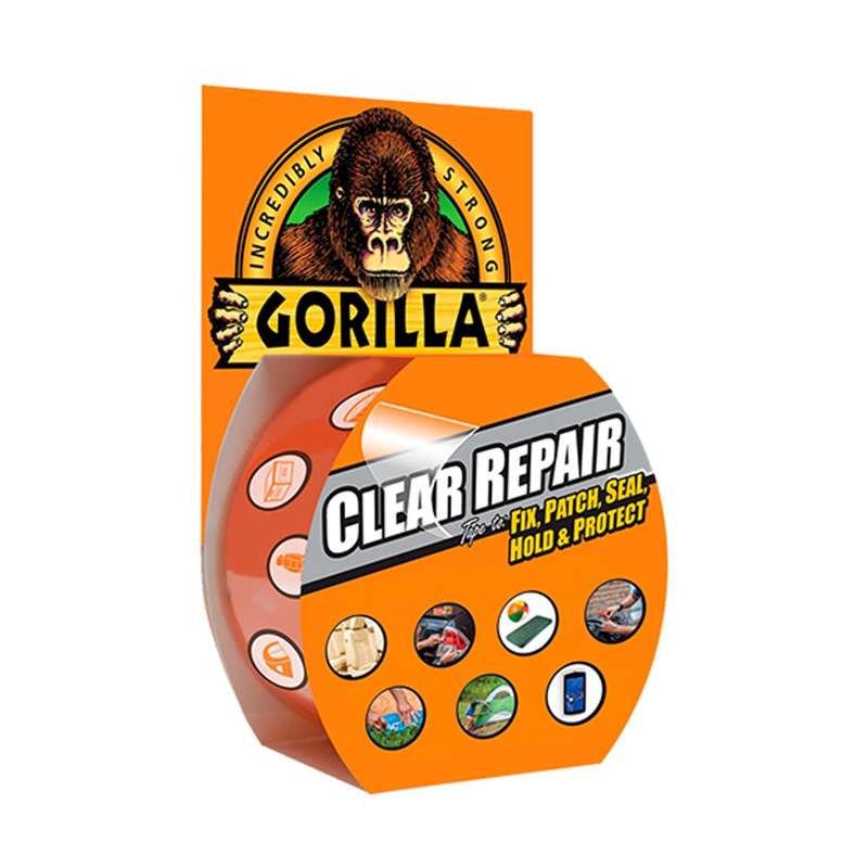 #Gorilla -  Tape Crystal Clear 8,2 m (Clear Repair)