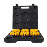 #Zmartgear kuffert m. 6 advarselslys - Gul
